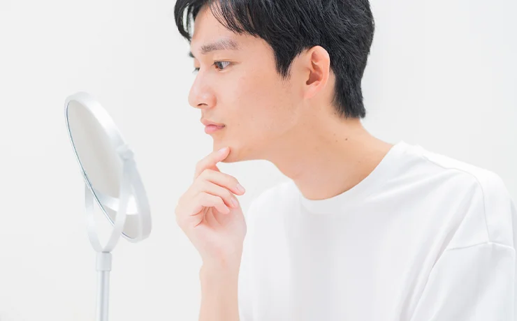 男性の濃い毛にも対応